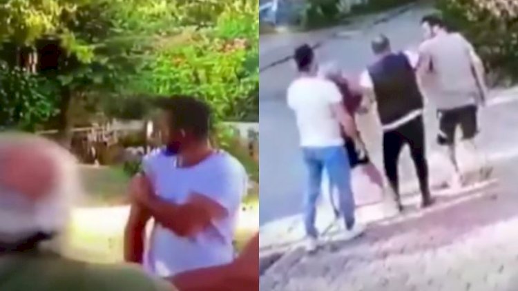 Müğənni yaşlı insanı belə döydü&nbsp;- VİDEO